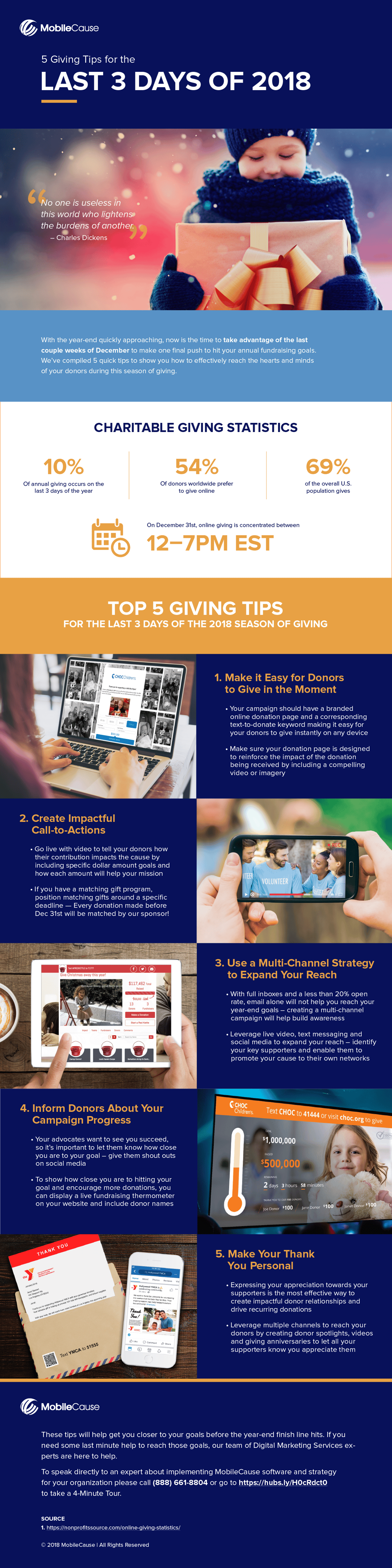 5 Giving Tips for the Last 3 Days of 2018 Infographic
